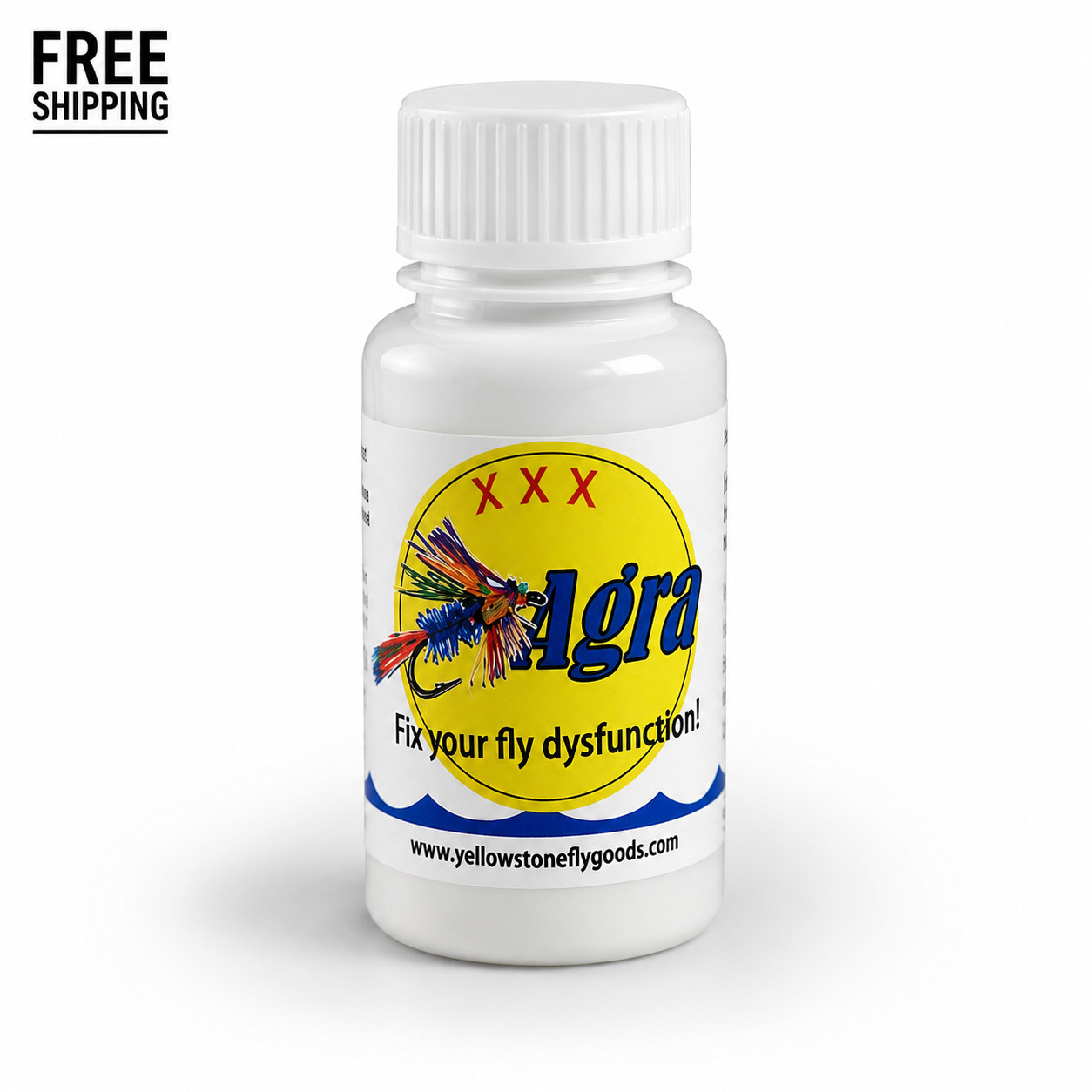 Fly-Agra Dry Fly Floatant 2 oz Long-Lasting Fly Fishing Treatment