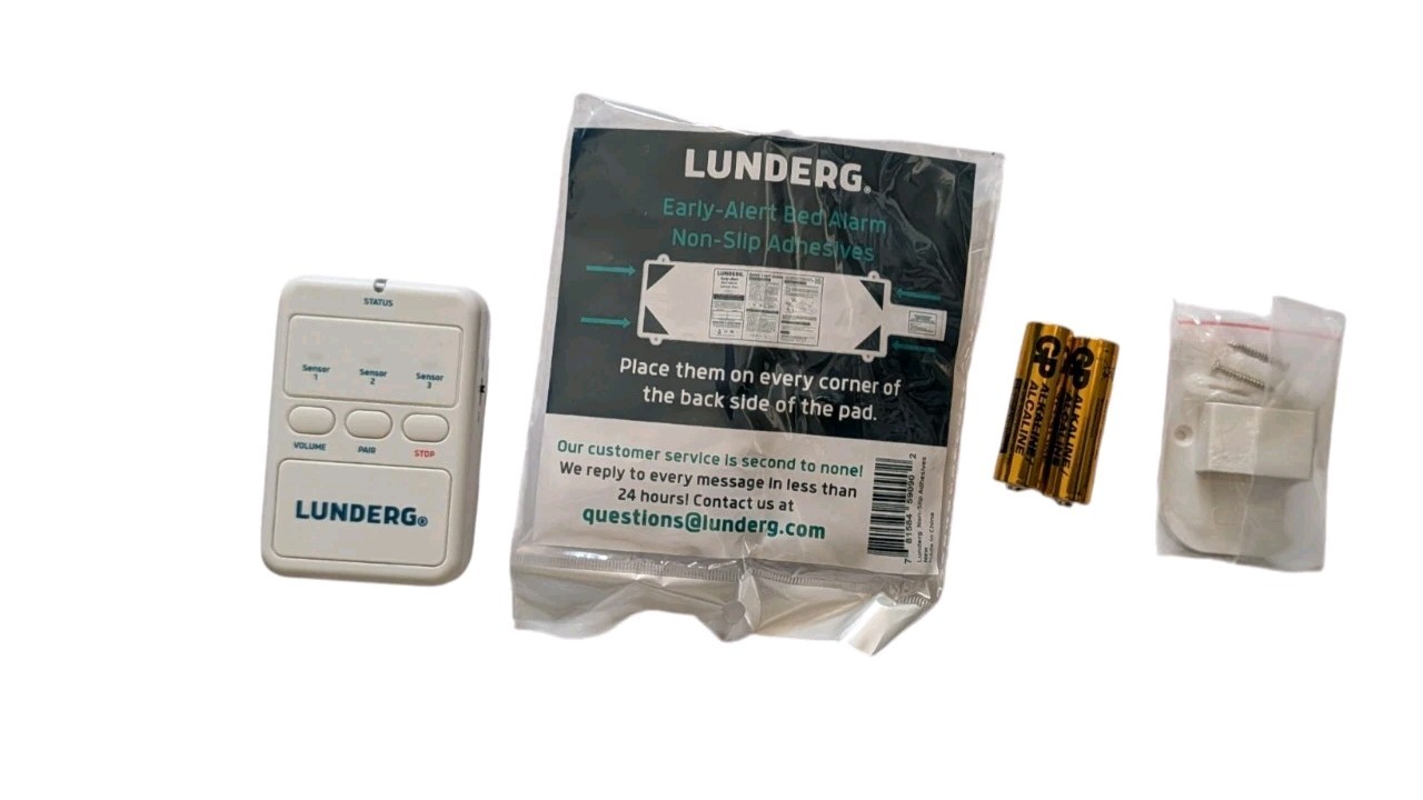 Lunderg Under Mattress Bed Alarm for Elderly Adults Bed Alarms & Fall Prevention