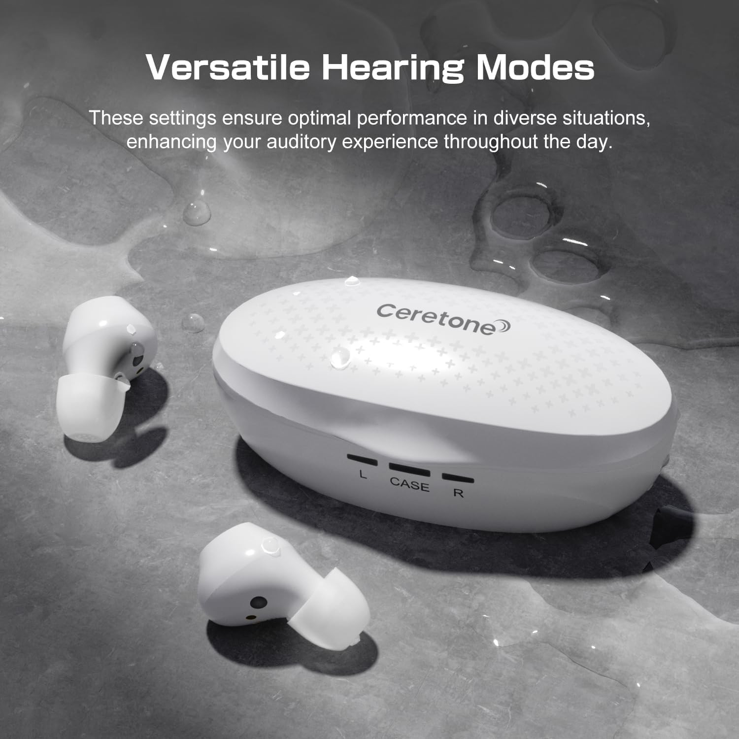 Ceretone Fusion OTC Hearing Aids CE-A61AT New Sealed Box
