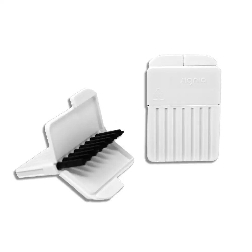 2 packs – Signia (Siemens) miniR miniReceiver Wax Guards, 8 per pack (16 total)
