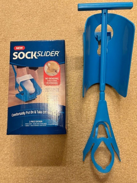 Sock Slider Easy on, Easy off. Sock Aid Kit. Sock Helper Pain Free, No Bending