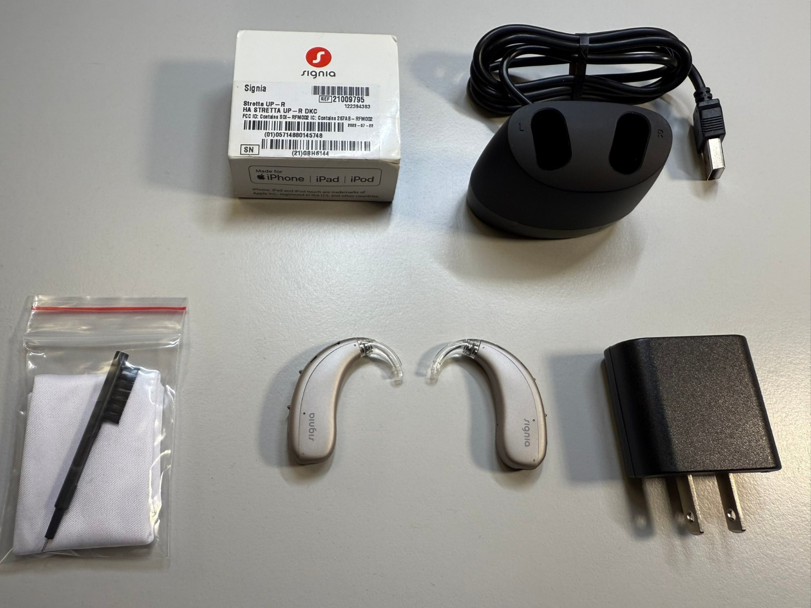 Signia Stretta UP R Super Power BTE App control MFI Bluetooth+Charger