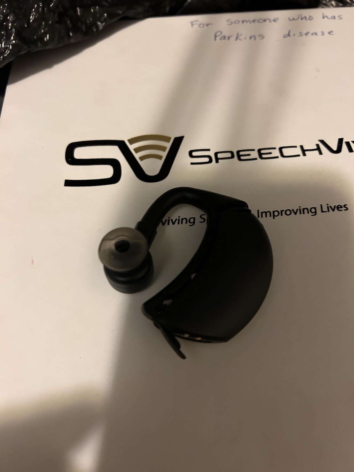 SpeechVive Parkinson’s Speech Therapy Hearing Device Earpiece Charger ONLY!