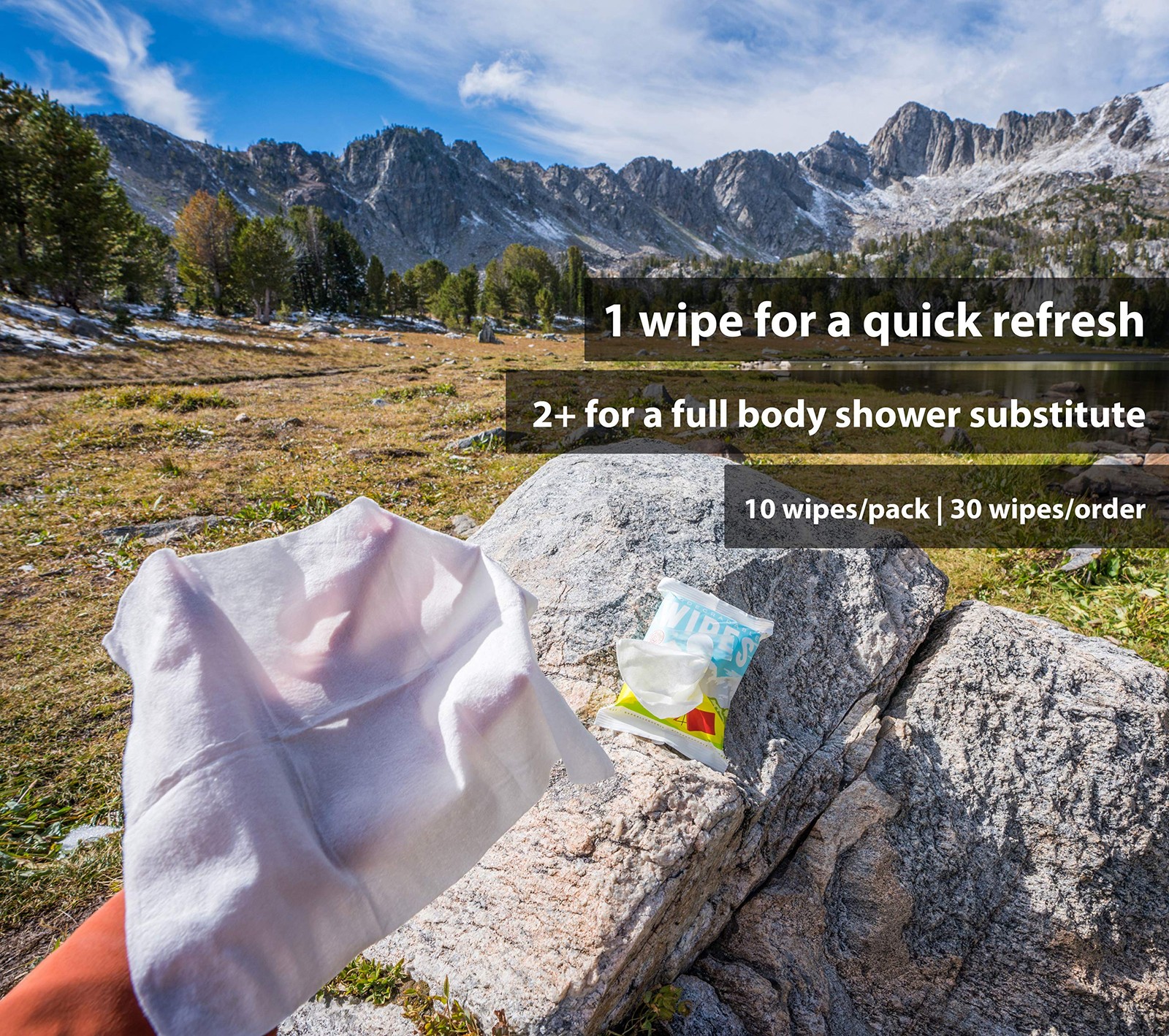 Bar-D Mountain Gear Bar-D Biodegradable Body Wipes Tea Tree Oil – Wipes