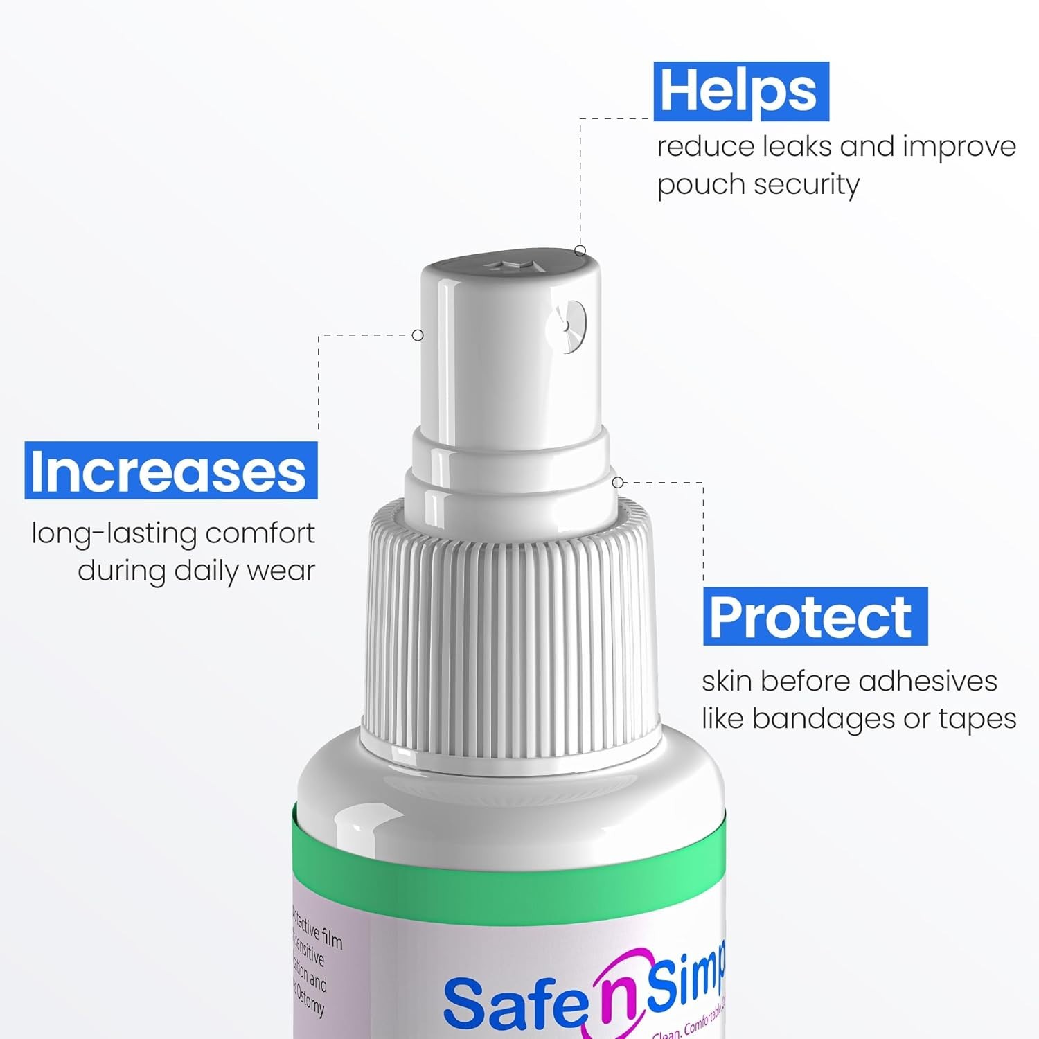 No Sting Barrier Film Spray – 2 Oz – Odor-Free Pre Tape Solution – No-Alcohol…