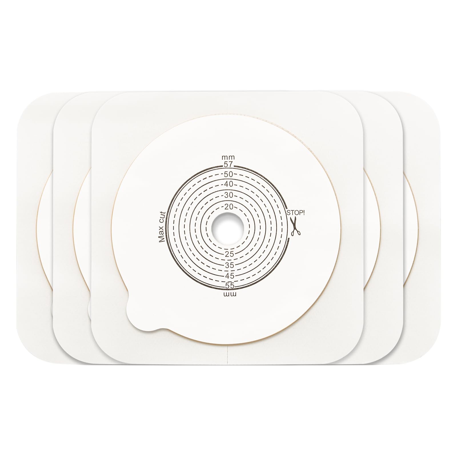 Adhesive Skin Barriers Wafer for KONWEDA Ostomy Barrier,10pcs/Box