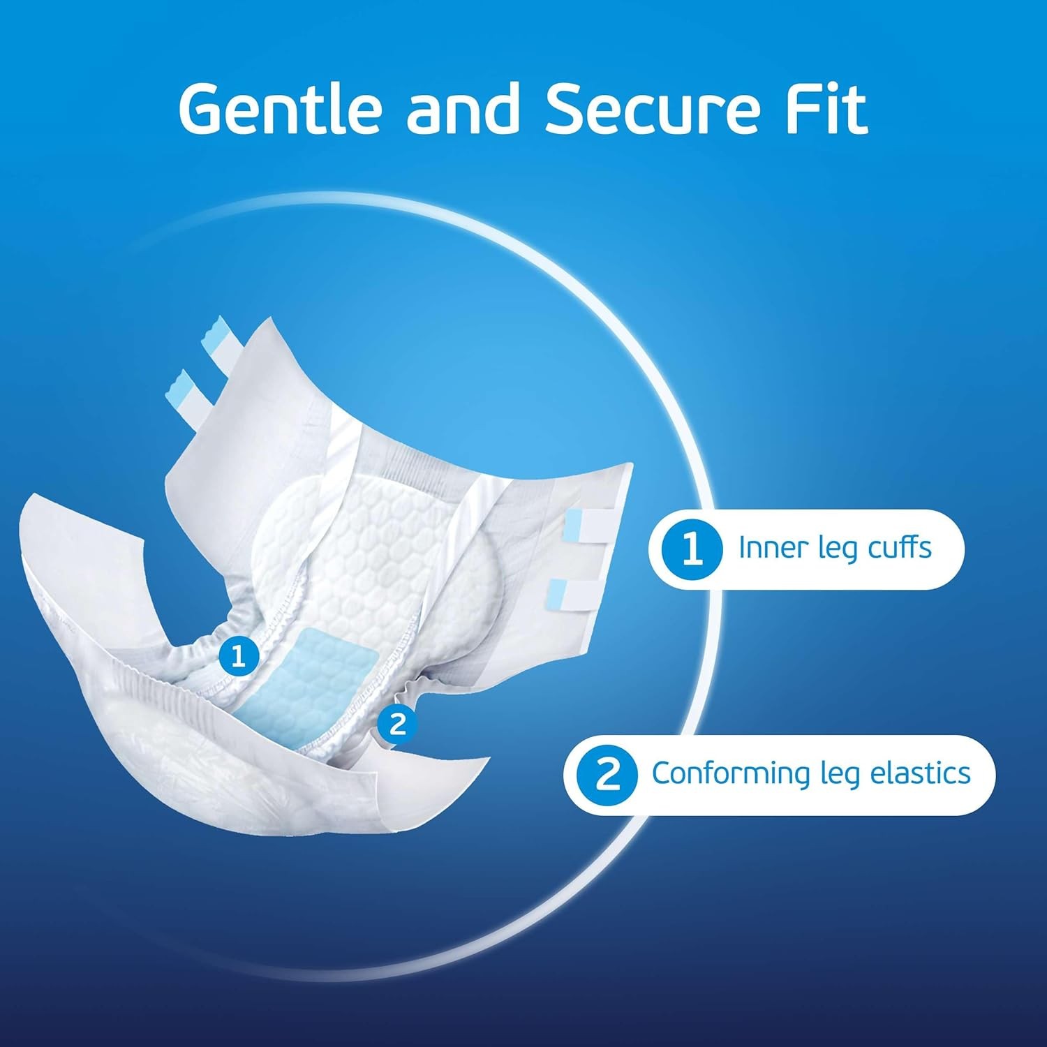2XL Adult Diapers for Women and Men – 12 Bariatric Disposable Briefs with Tabs a