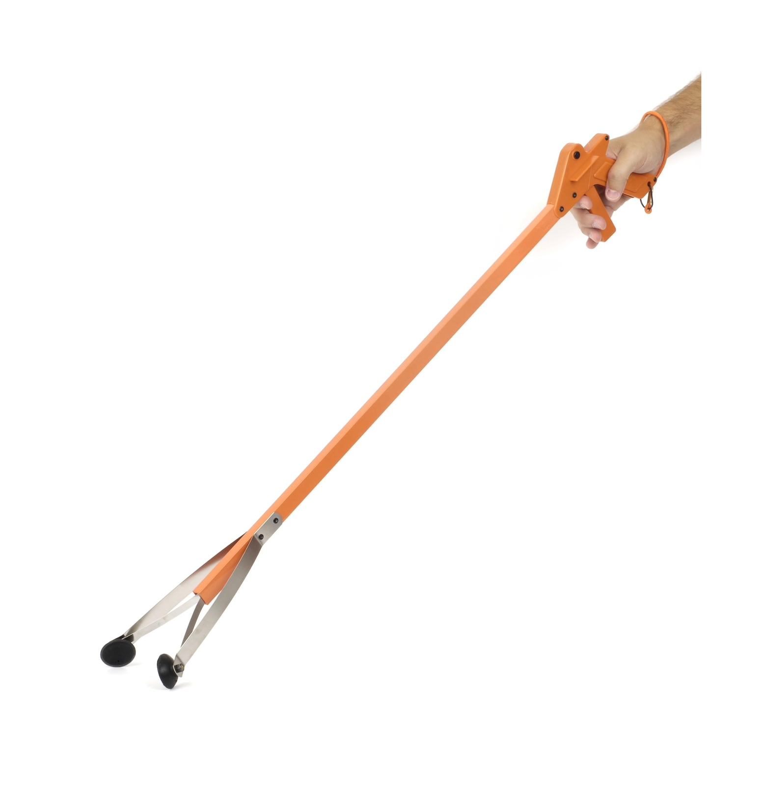 ArcMate Orange-U-Tongs PRO Grade Litter Pick up Tool, Elastic Lanyard, Suctio…