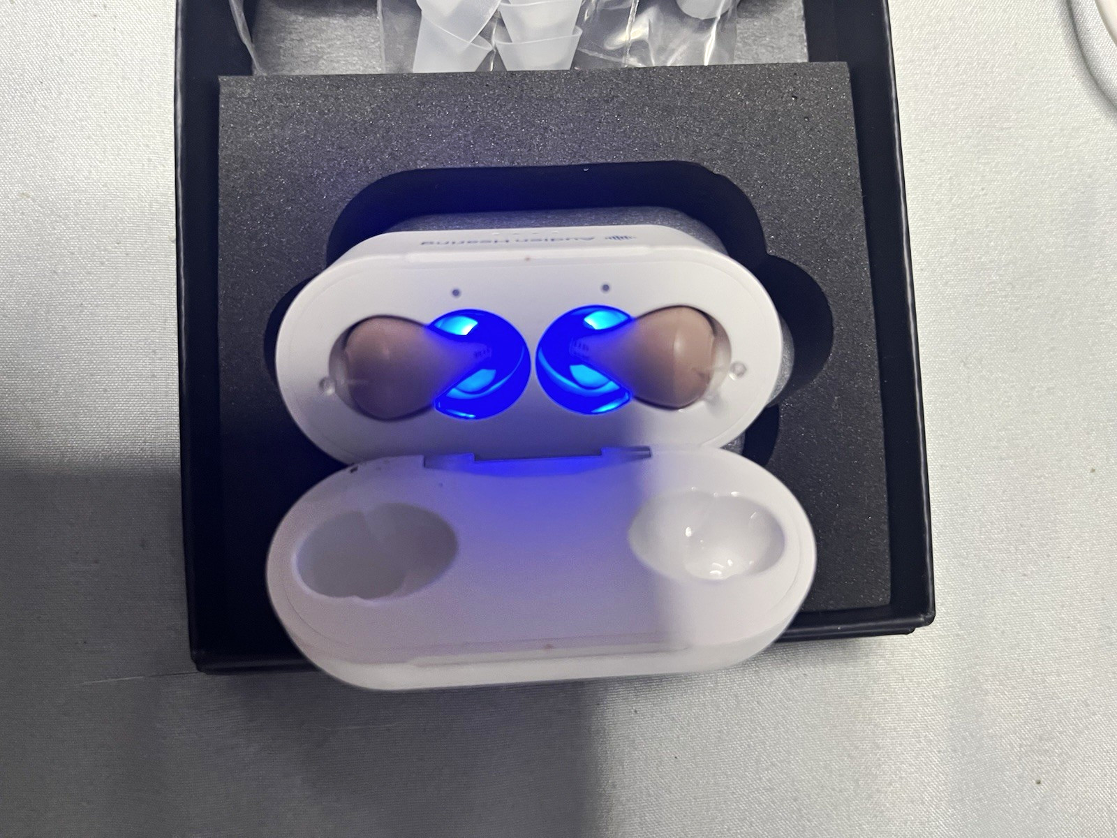 Audien Hearing ATOM Pro 2 CIC Rechargeable Hearing Amplifier w/ Case