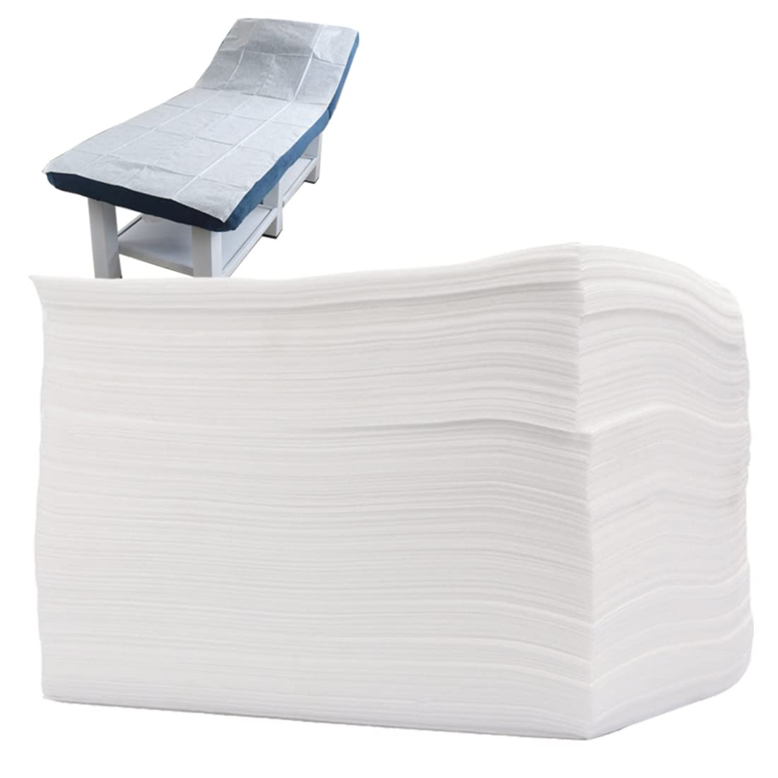 100PCS Disposable Bed Sheets, Massage Table White