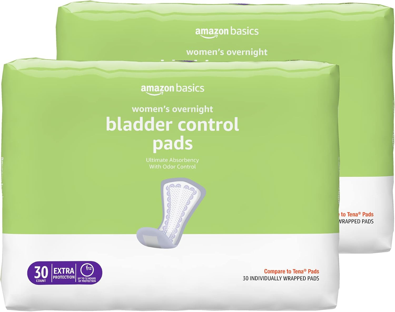 Amazon Basics Women’S Incontinence Pads, Bladder Control & Postpartum