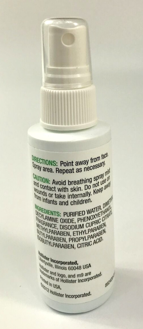 1 Hollister M9 7734 Odor Eliminator Spray Scented 2 oz Exp 2029 Travel Size