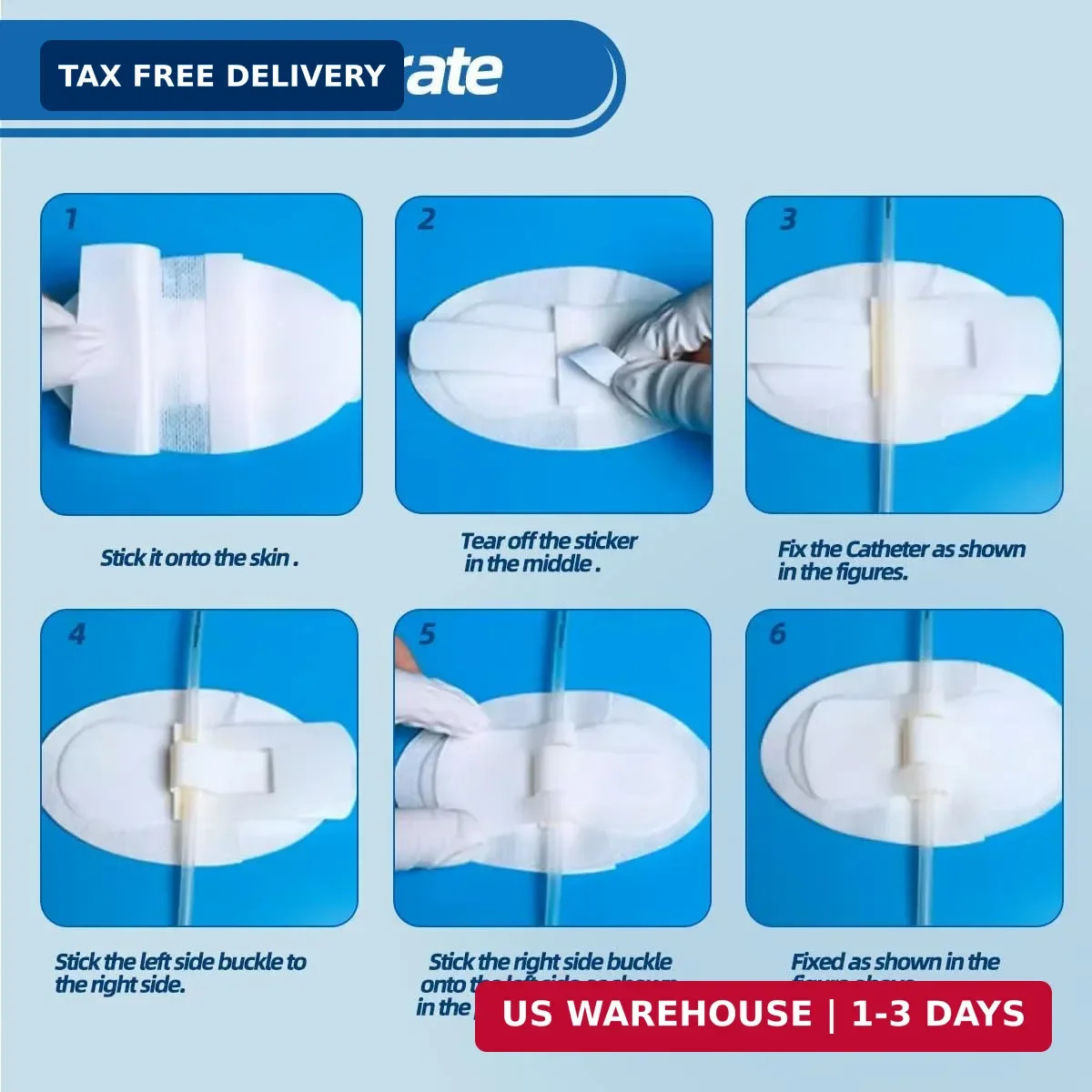 Catheter Stabilization Device, Extra Large Catheter Leg Bag Leg Strap Support fo