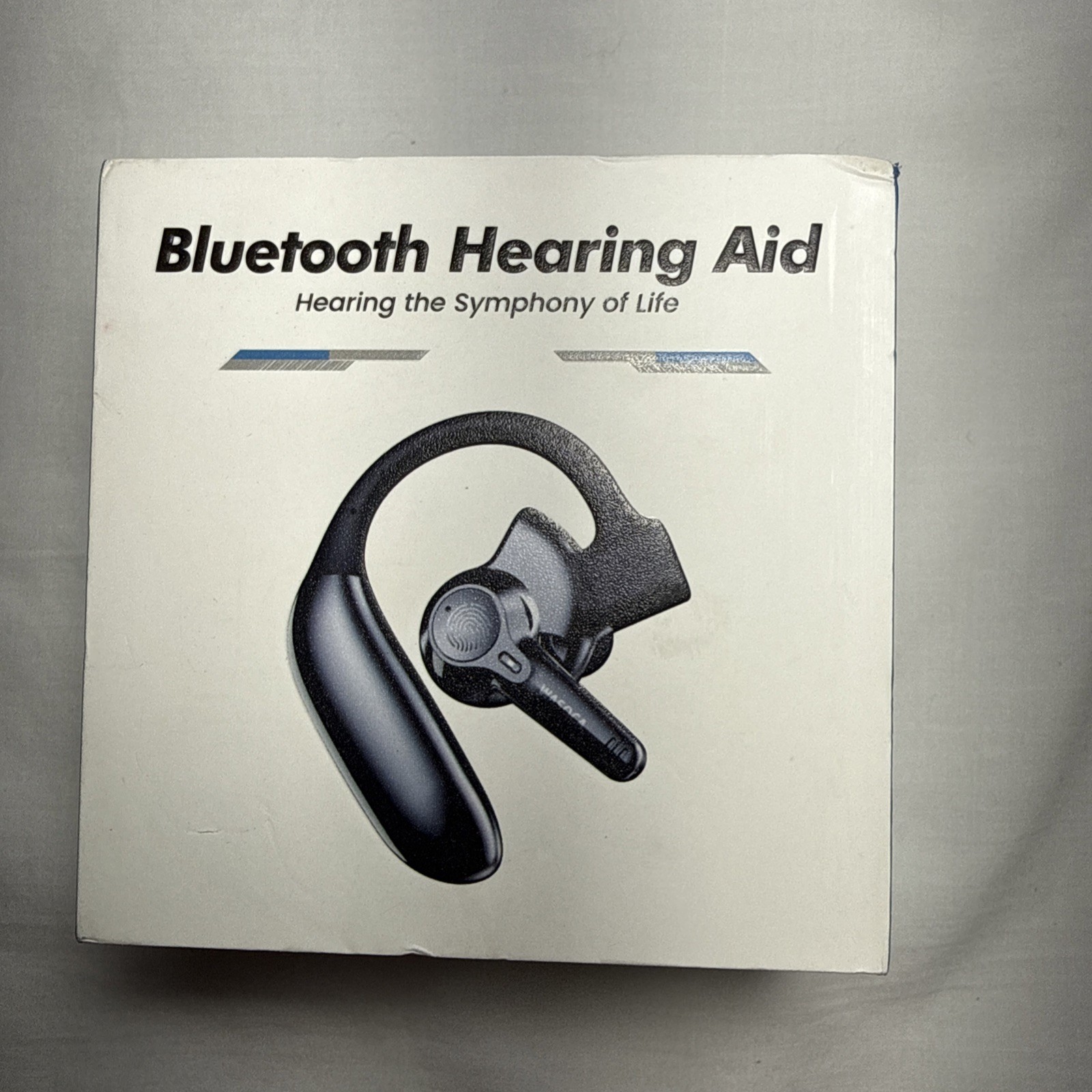 Bluetooth Hearing Aids, with Noise Cancelling & Volume Control, Single