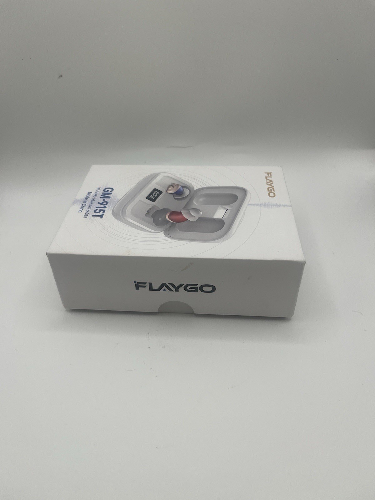 FlayGo Rechargeable Hearing Aids GM – 915T Noise Cancellation New In Opened Box