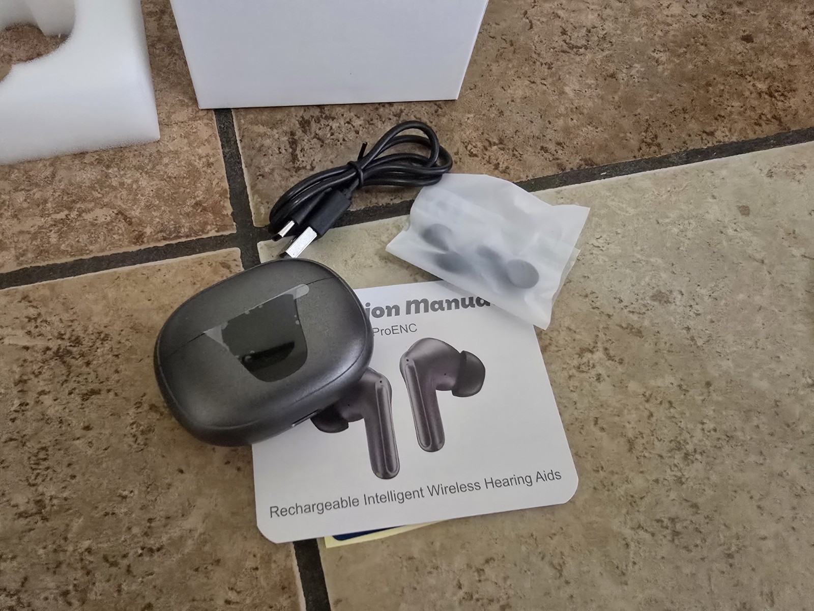 Royal Hearing Bluetooth Hearing Aid Upro-ENC Open Box Tested Over The Counter