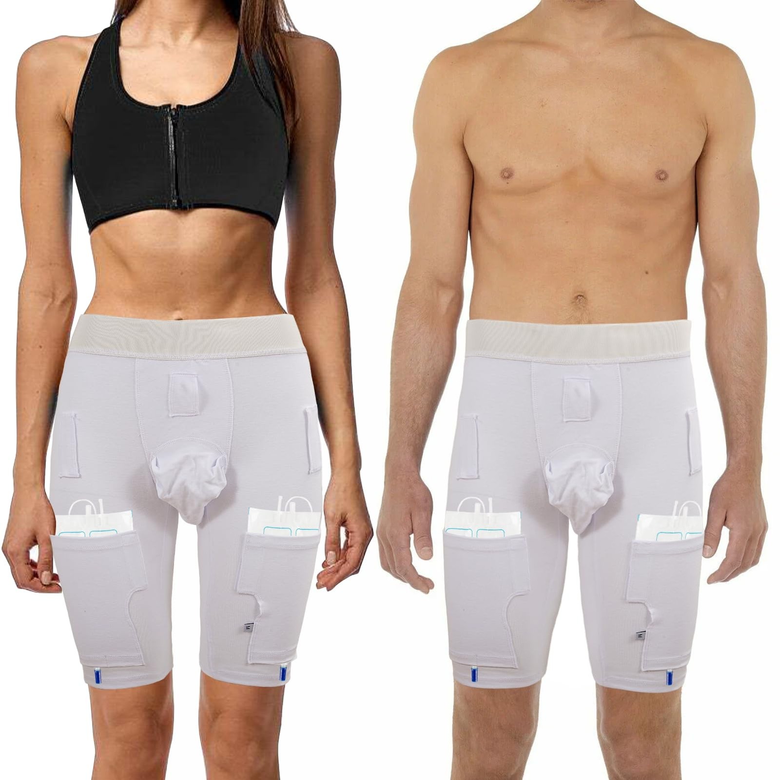 Catheter Leg Bag Underwear, Catheter Leg Bag Holder for Men & Women, Foley Ca…