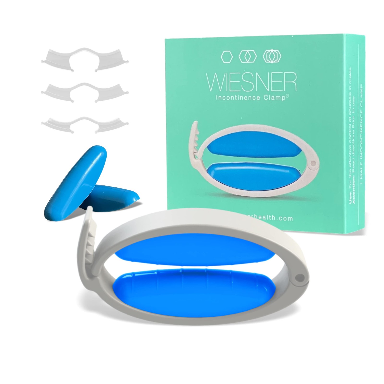 WIESNER Incontinence Clamp – Original Wiesner Male Incontinence Clamp – 3 Adj…