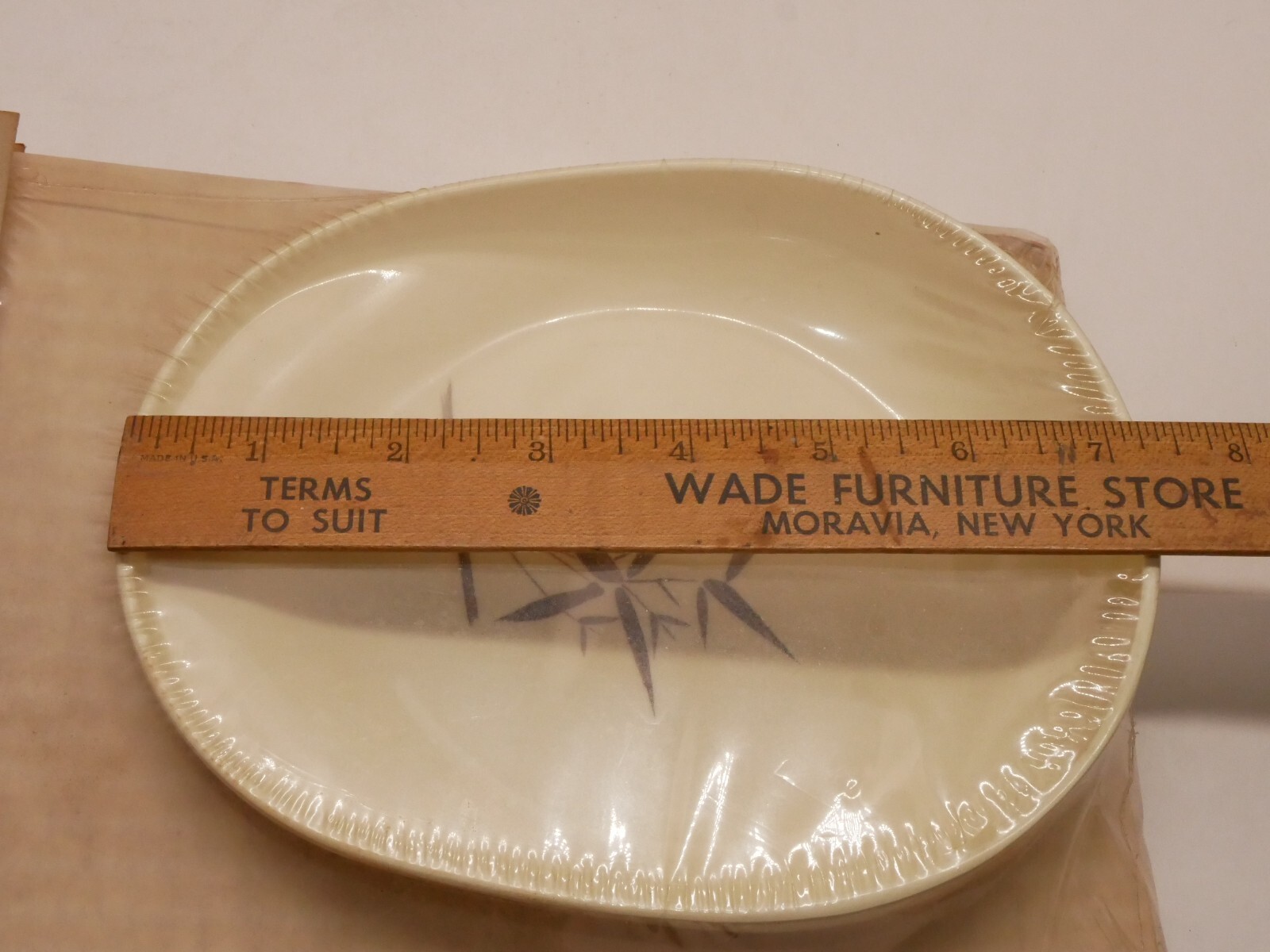 VTG. Retro Maddak Melamine Scooper Bowl Plate Dish To Aid Independent Living