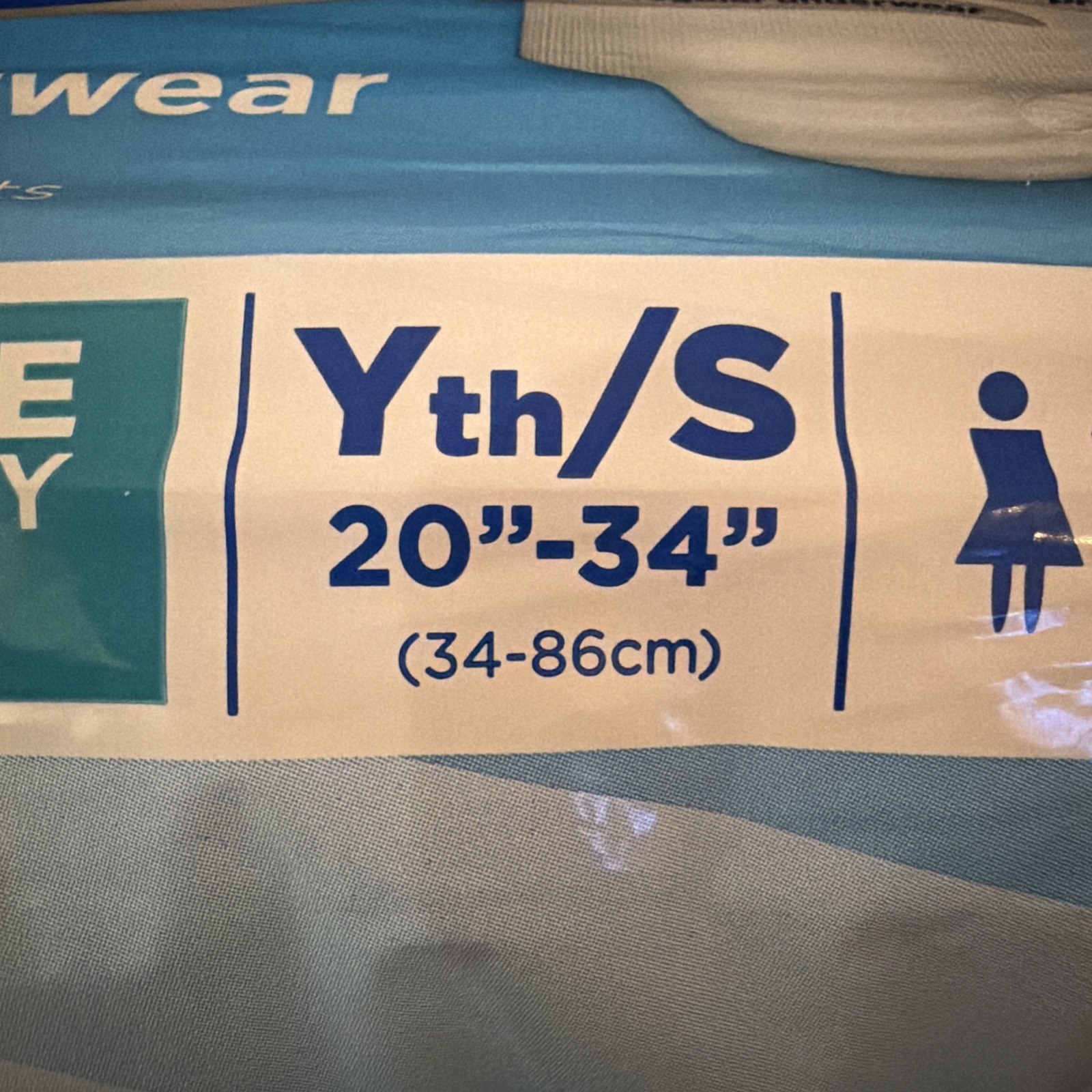 Attends Underwear Youth Small 20”-34” Ultimate Absorbency Unisex, 20 Count