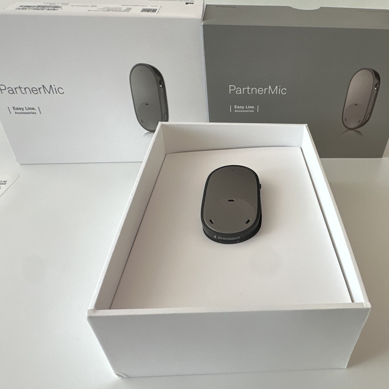 Phonak PartnerMic Easy Line Remote Control, Charcoal, US Plug 076-5050-P811