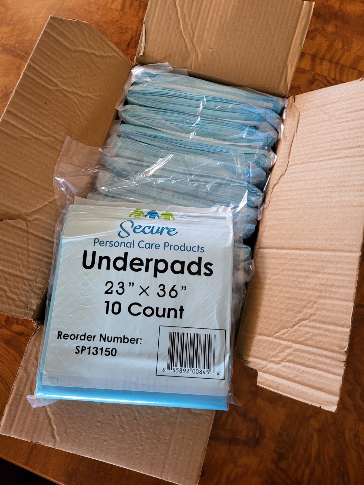 130 Secure Personal Care Products Under Pads 23×36 (13 Bags Of 10) SP13150