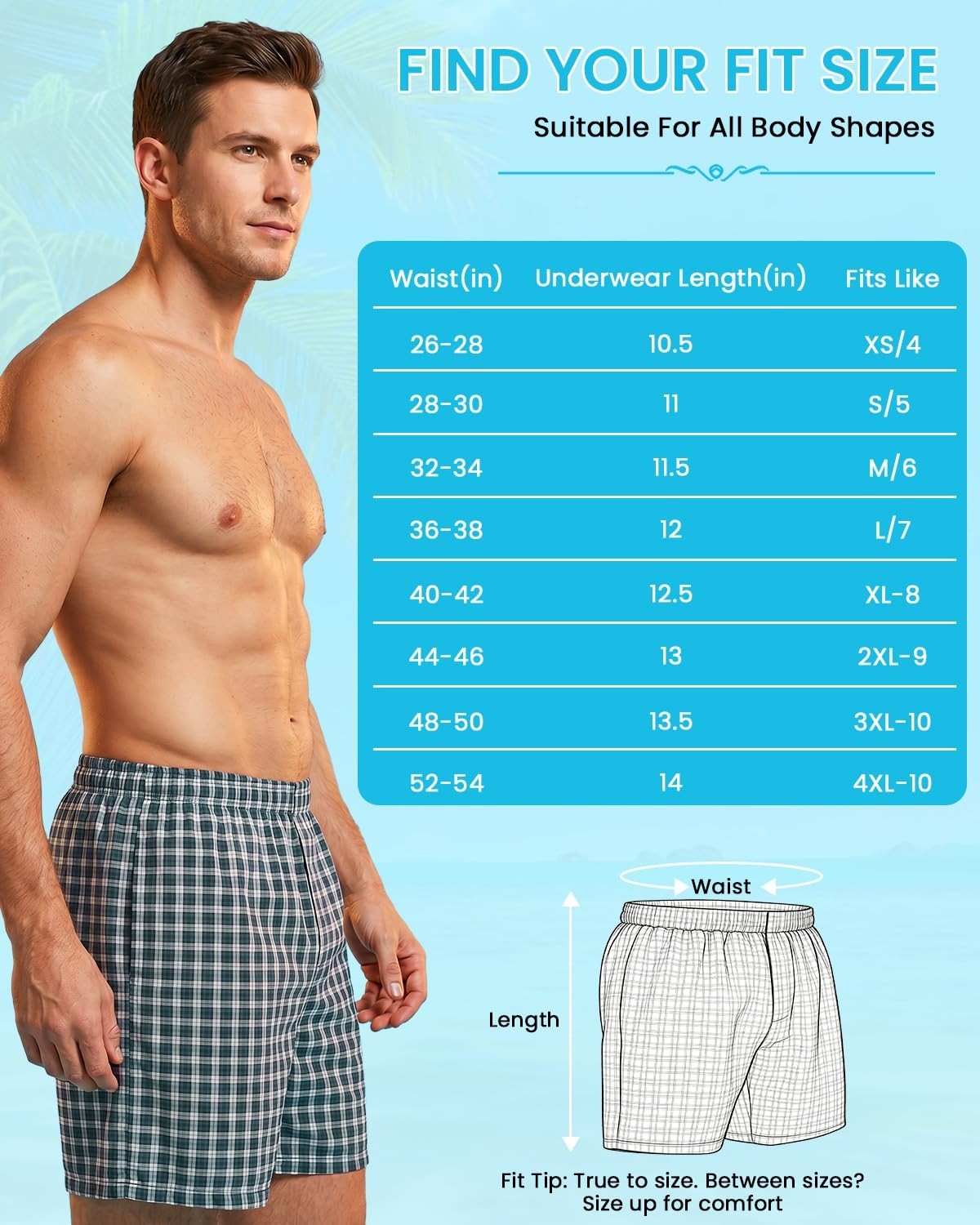 Men’s Washable Incontinence Underwear – Leak-Proof Boxer Briefs, 3 Pack, 100ml A