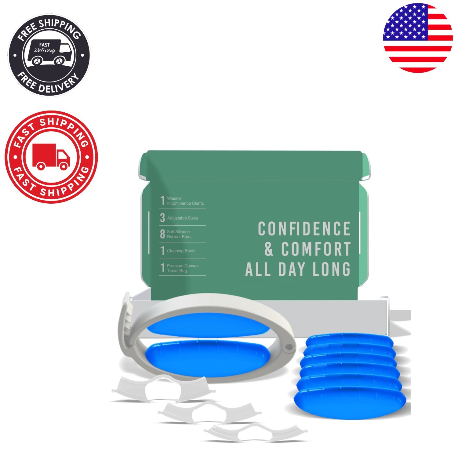 Wiesner Clamp Value Pack with Replacement Pads – Comfort & Confidence in 3 Sizes