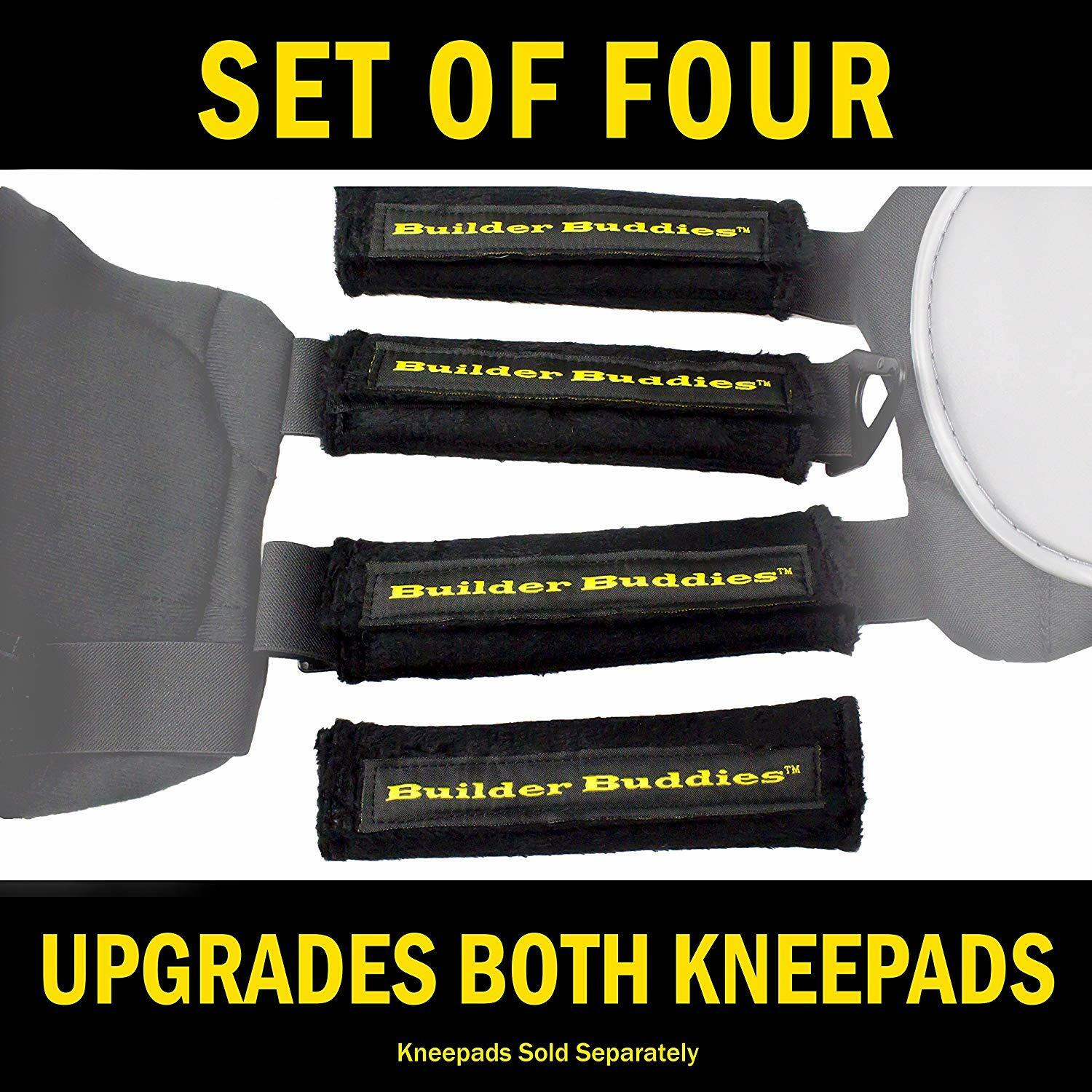 Fleece Strap Covers for Construction Knee Pads! Universal Fit & Extra Soft Paddi