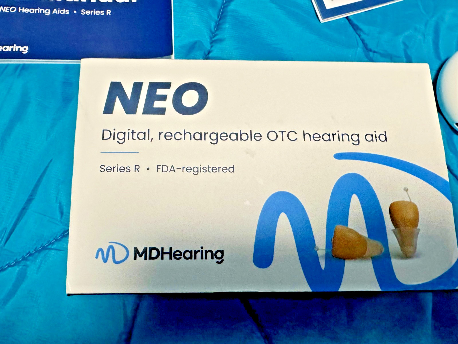 MD Hearing Neo Digital Rechargeable OTC Hearing Aid Aides Series R . NEW