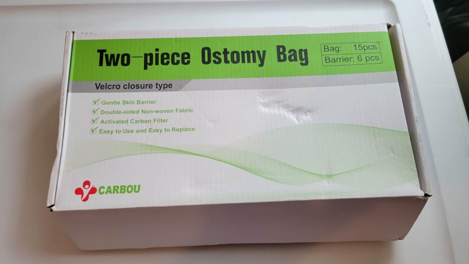 Carbou 20 PCS Ostomy Supplies Colostomy Bags Two Piece Drainable Pouches – in US