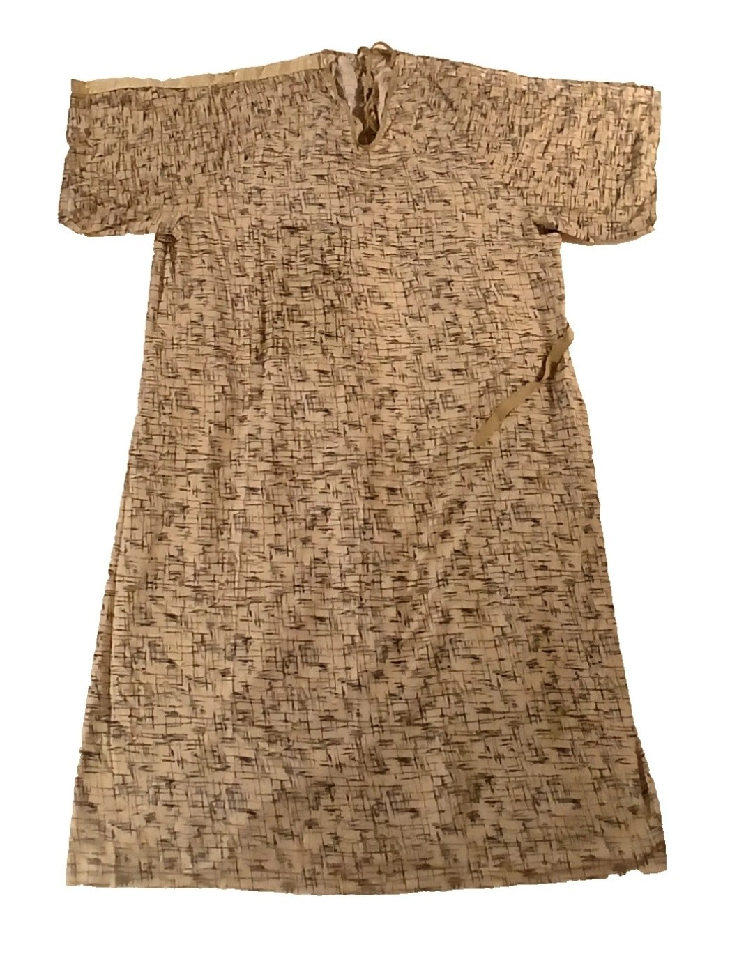 Hospital Gown XL-XXL 77″ Chest Snap Shoulder Tie Neck FREE SHIPPING Color Varies