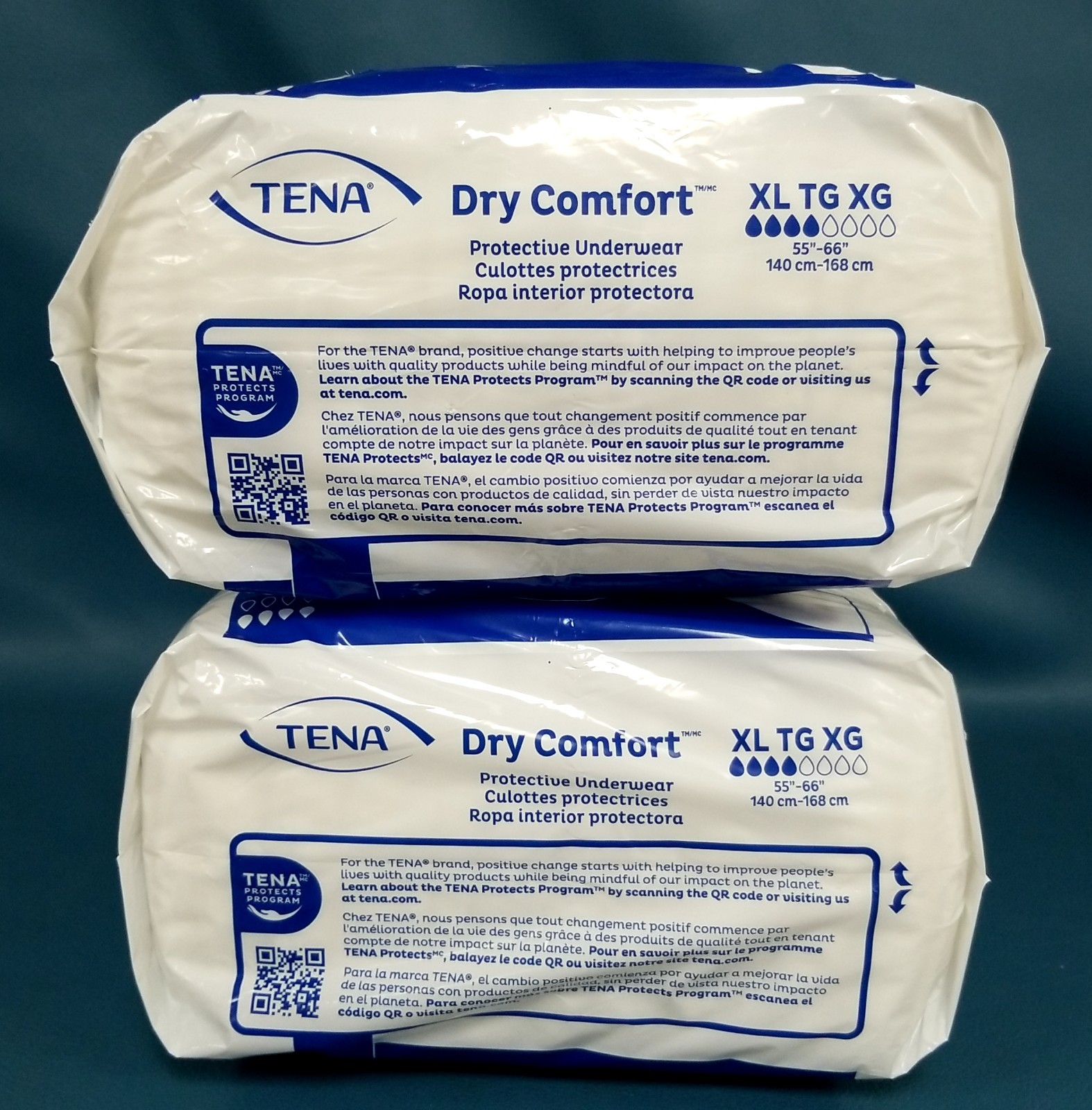 Tena Dry Comfort Protective Underwear Size XL Bulk Set 28 Total