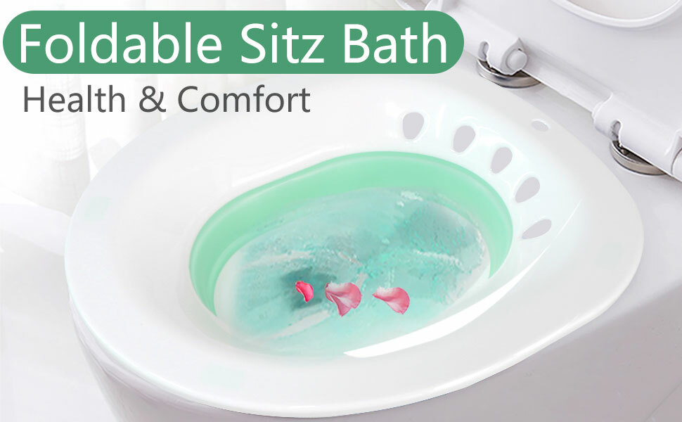 Bath Tub Bidet Toilet Seat Folding Sitz Basin Pregnant Postpartum HemorrhoidCare