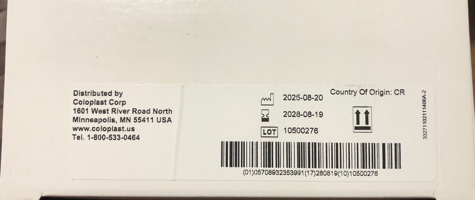 Coloplast Click Ostomy Base Plates Cut To Fit 5 per Box Sold In Lots Of 5