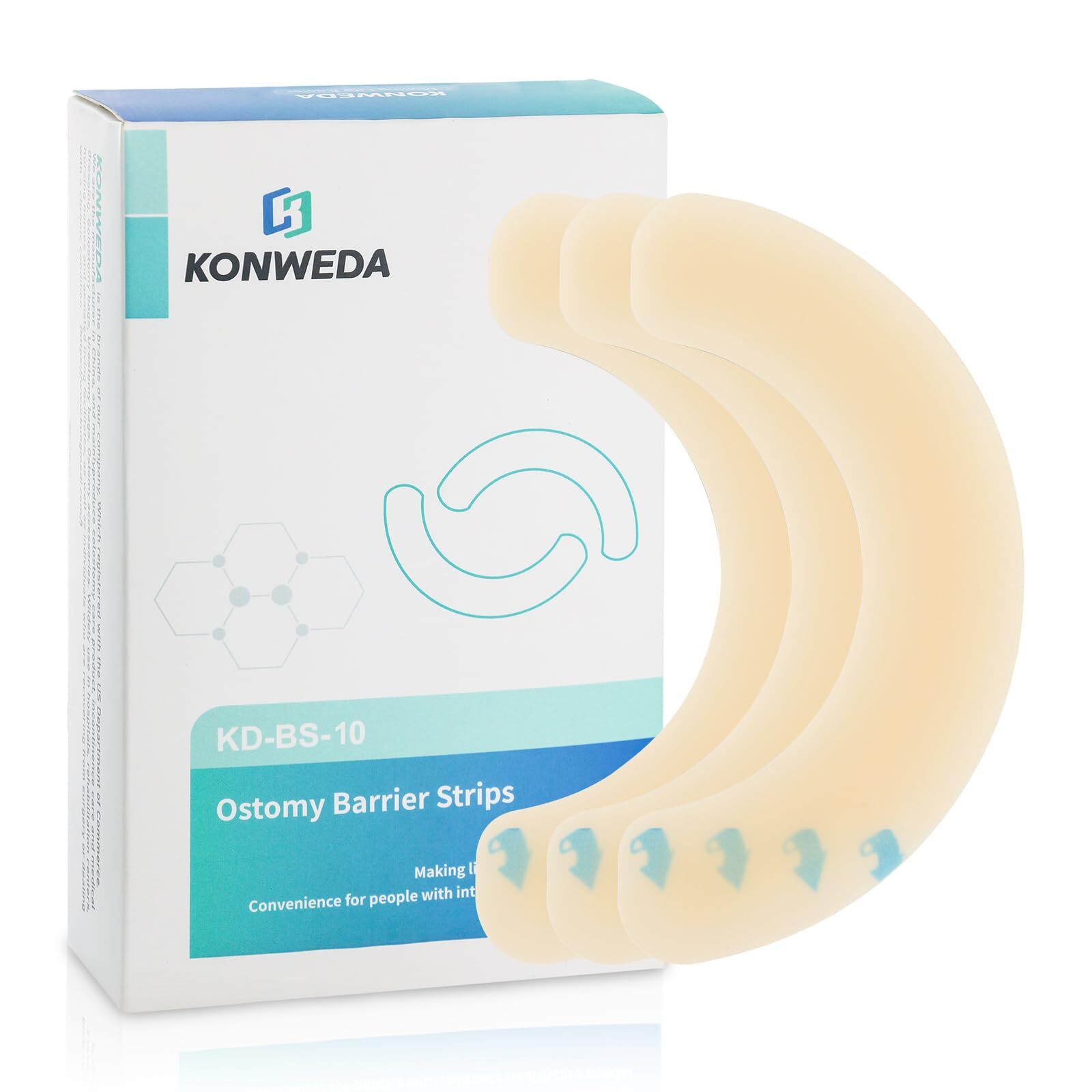 KONWEDA Ostomy Barrier Strips Elastic Barrier For Colostomy Bags Pack Of 10 …