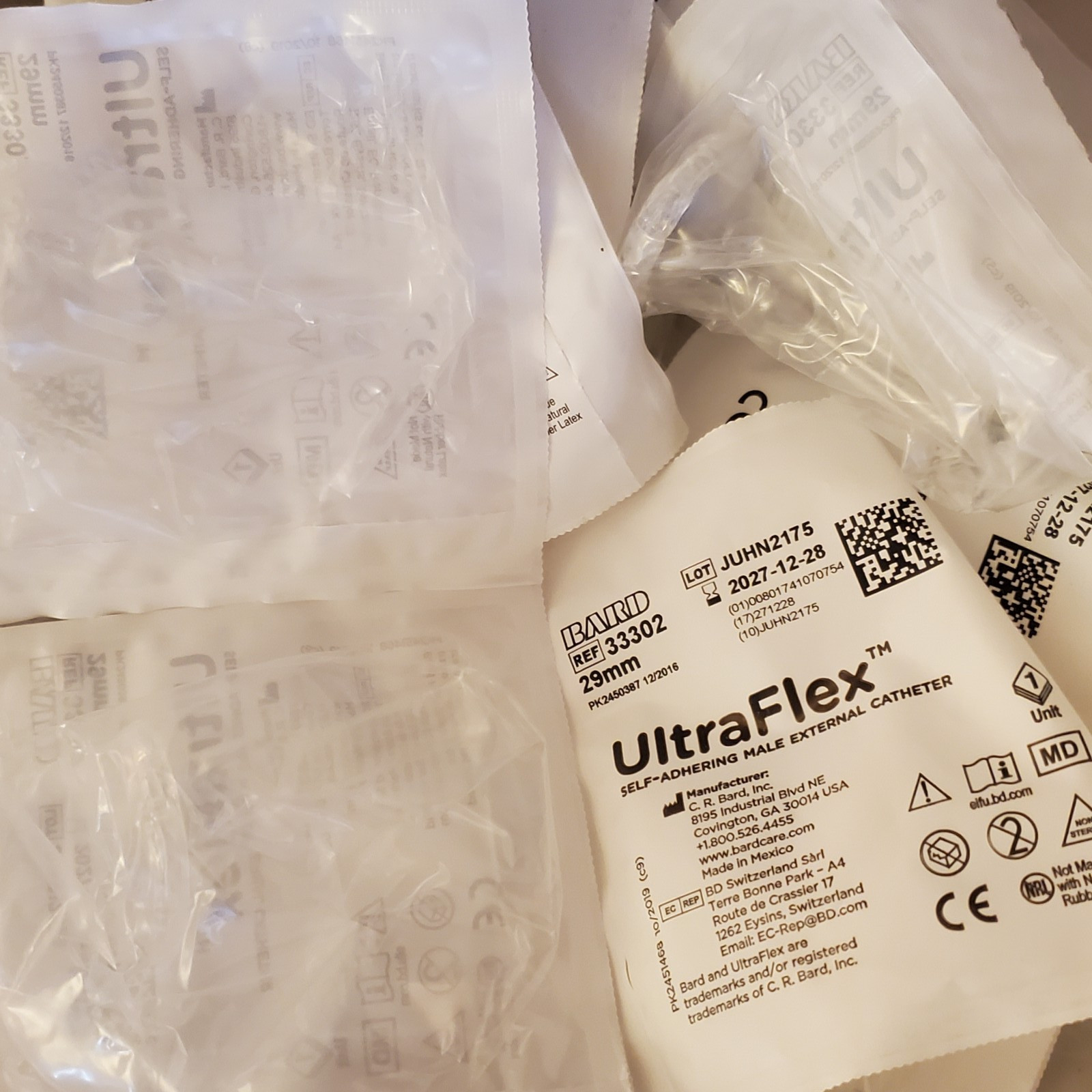 Lot of Male External Catheter Supplies Exp 2027
