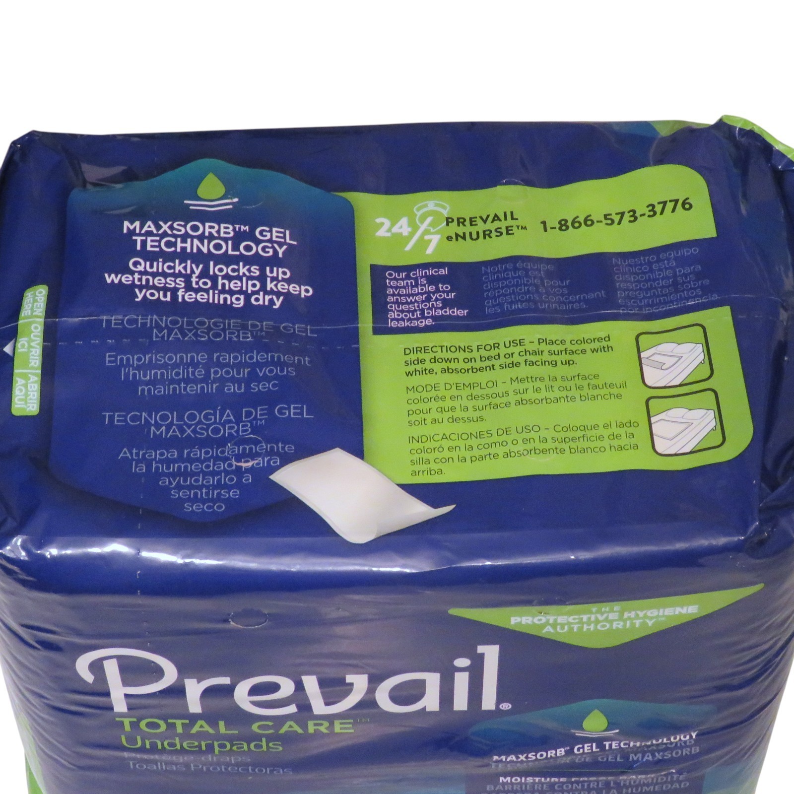10 count Extra Large Prevail Super Absorbent Disposable Underpads 30 x 30 New