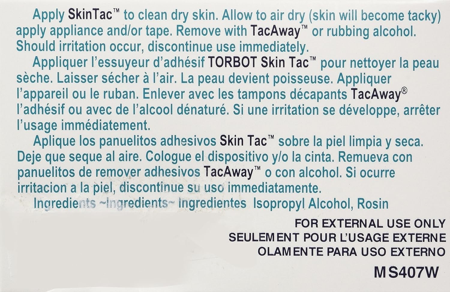 Adhesive Barrier Wipes 50 Count – Latex-Free Hypoallergenic Skin Care Solution