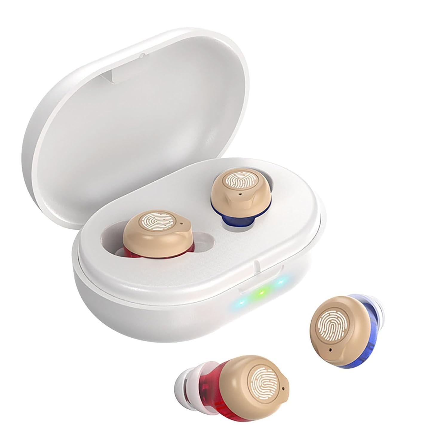 Nano Rechargeable Touch Hearing Aids for Seniors and Adults Severe Hearing Lo…