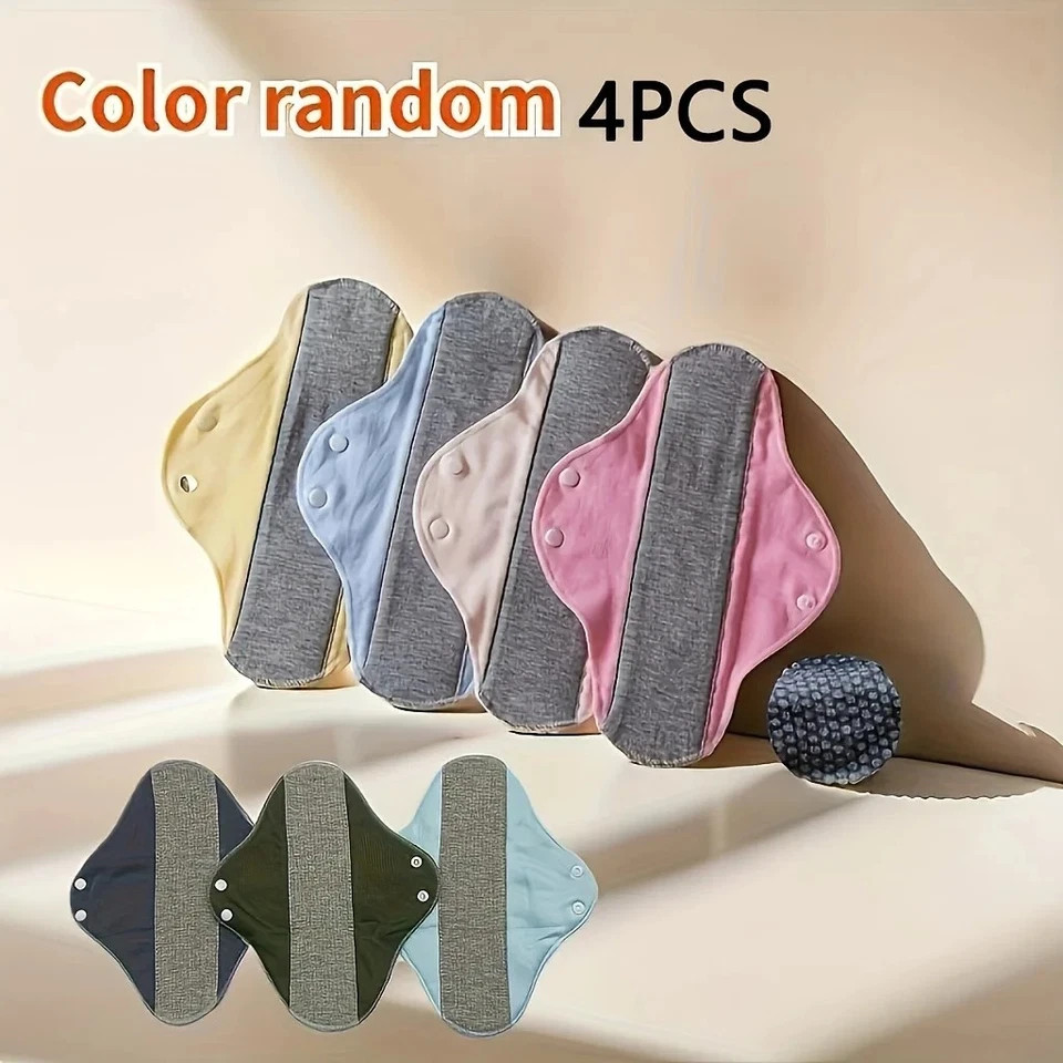 4PCS Washable Incontinence Pads Waterproof Leak Proof Reusable Bed Protectors