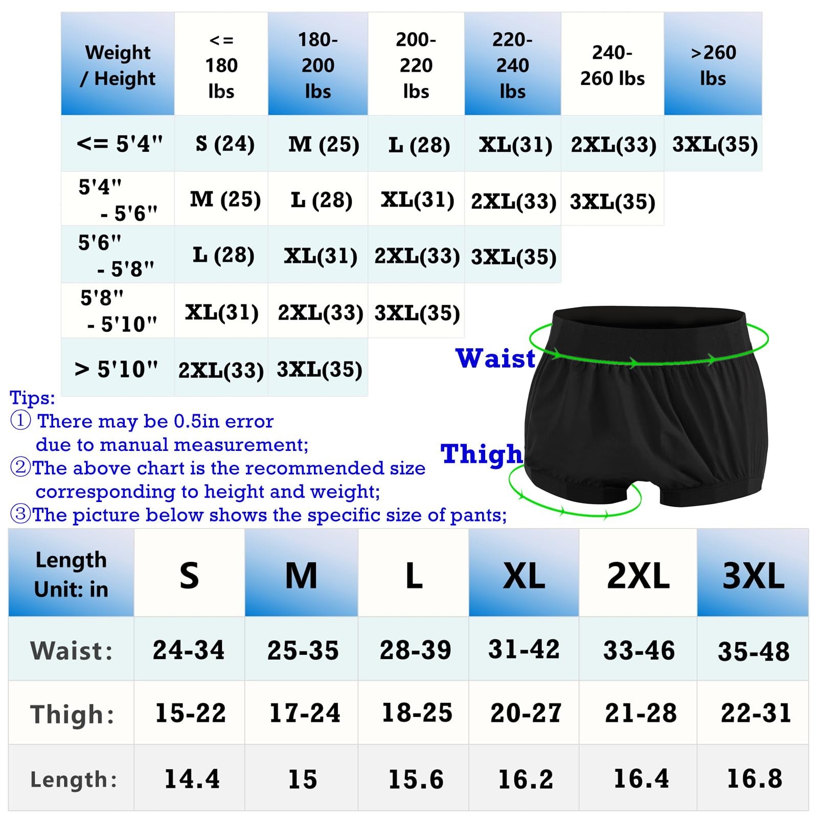 Adult Plastic Pants Diaper Cover, High Waist Rubber Incontinence Pant Washabl…