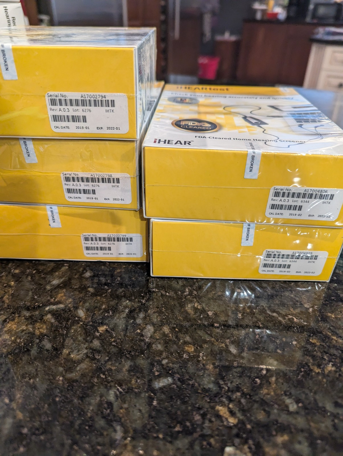 New Sealed iHEARtest, FDA-Cleared Home Hearing Screener **LOOK AT PICTURES**