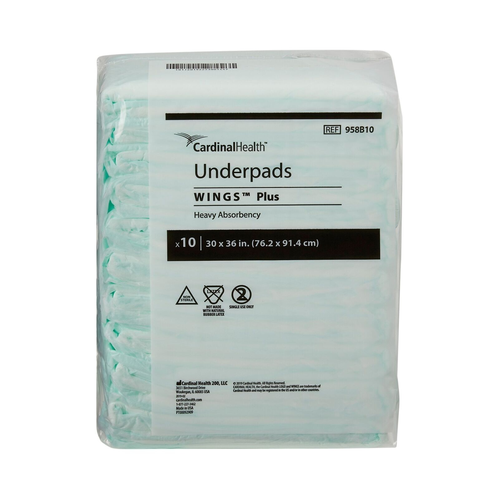 50 30×36 Heavy Absorbency Underpads Adult Urinary Incontinence Bed pee Pads