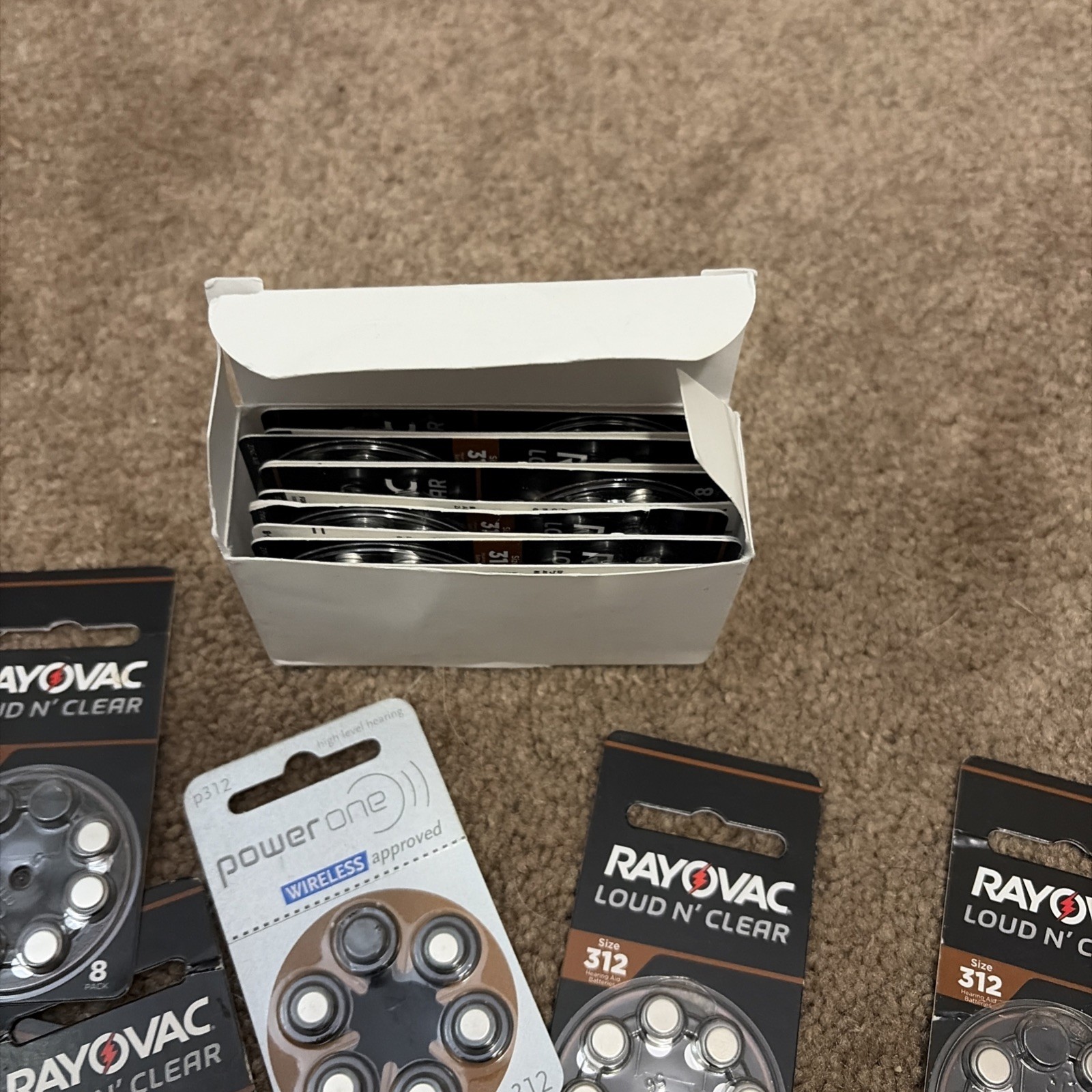 RAYOVAC Loud N’ Clear 312 Hearing Aid Batteries 23 Packs of 8 ea.