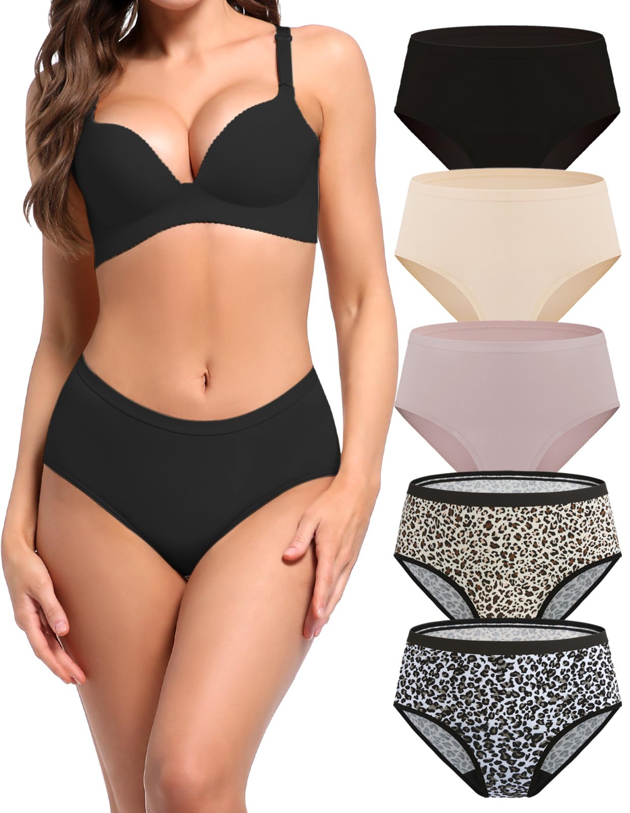 AIRCUTE Washable Adult Urine Incontinence Underwear Women’s Leak Proof Size M