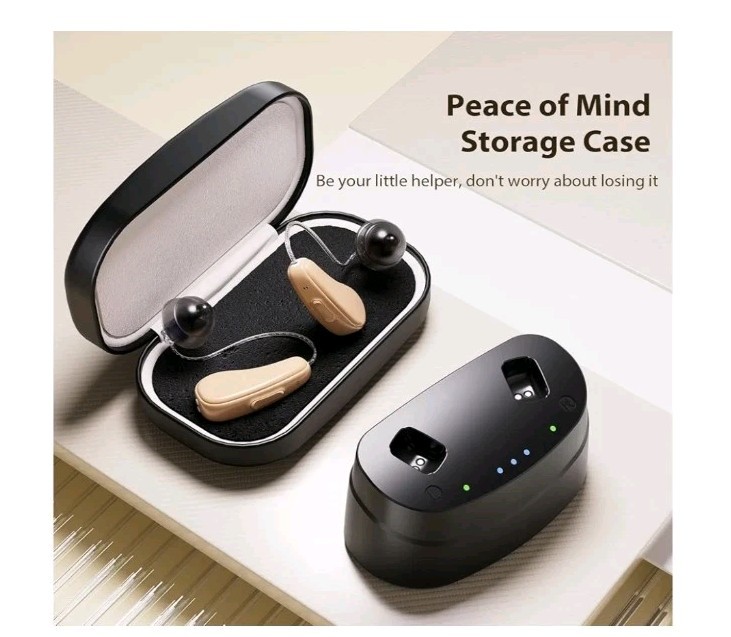 NVBOTY Hearing Aids For Seniors Rechargeable Noise Cancelling, Hearing Amplifier