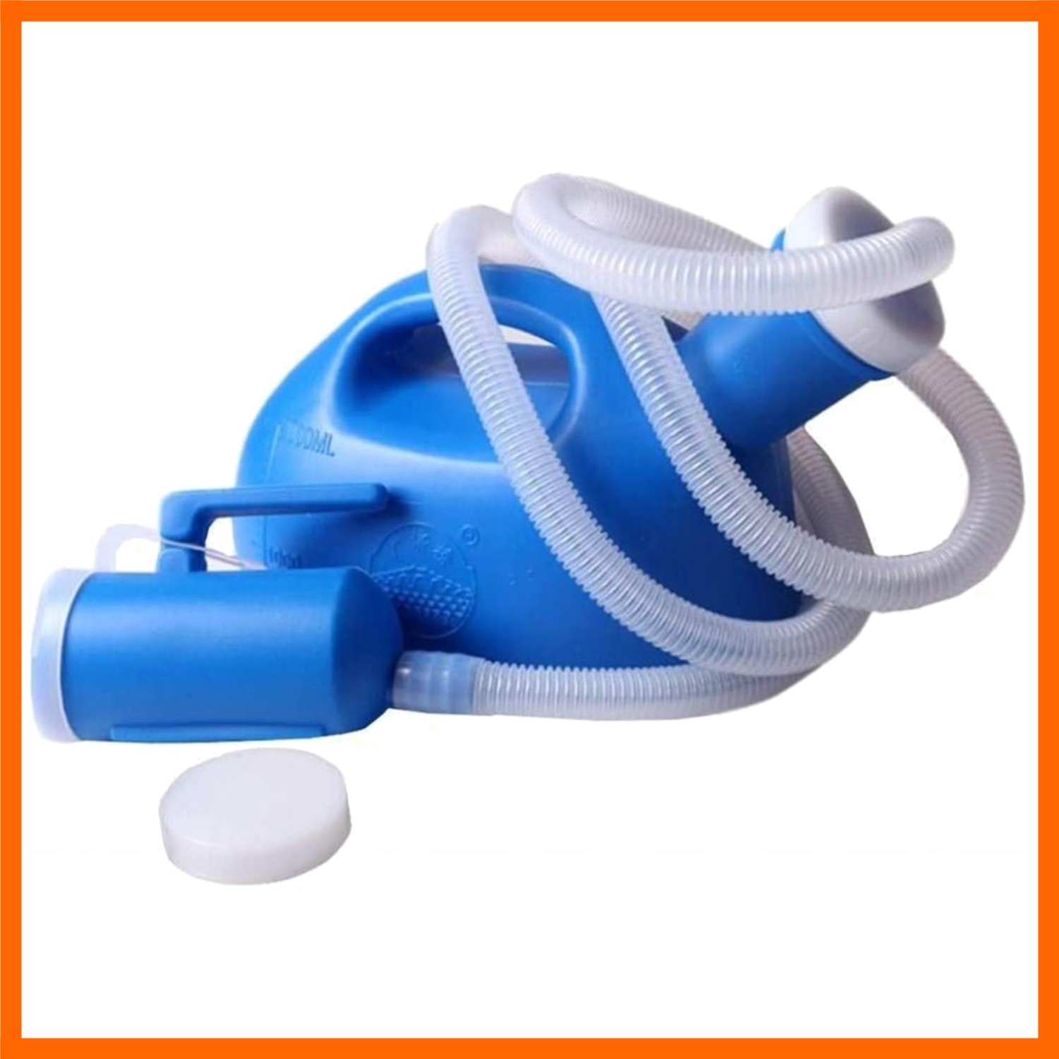 Men’s 2000ML Portable Potty, Pee Bottle Male Urinal with Tube,Blue | Bed Urin…
