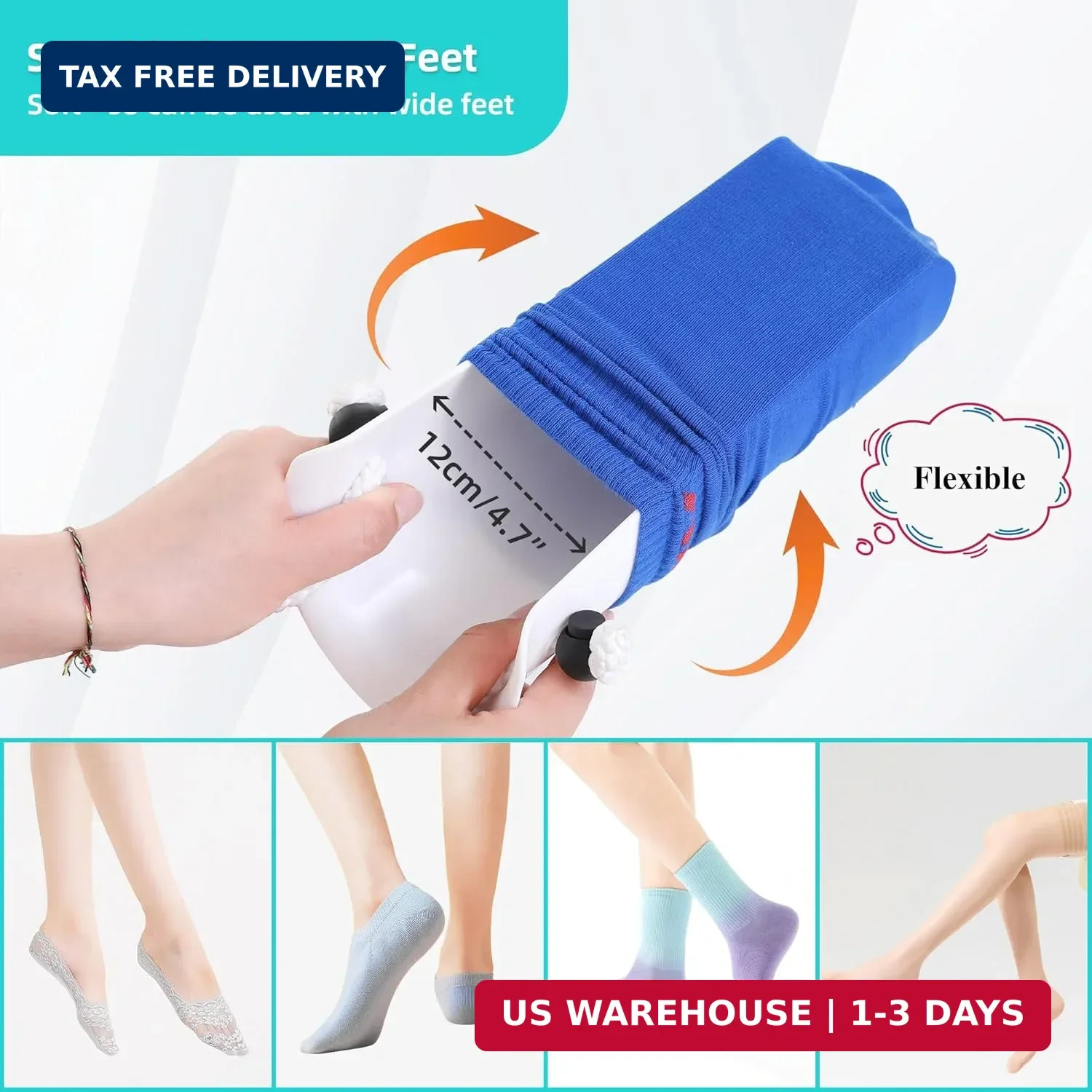 Sock Aid Device for Seniors Kit (Sock Aide and Dressing Stick) – Sock Helpers to