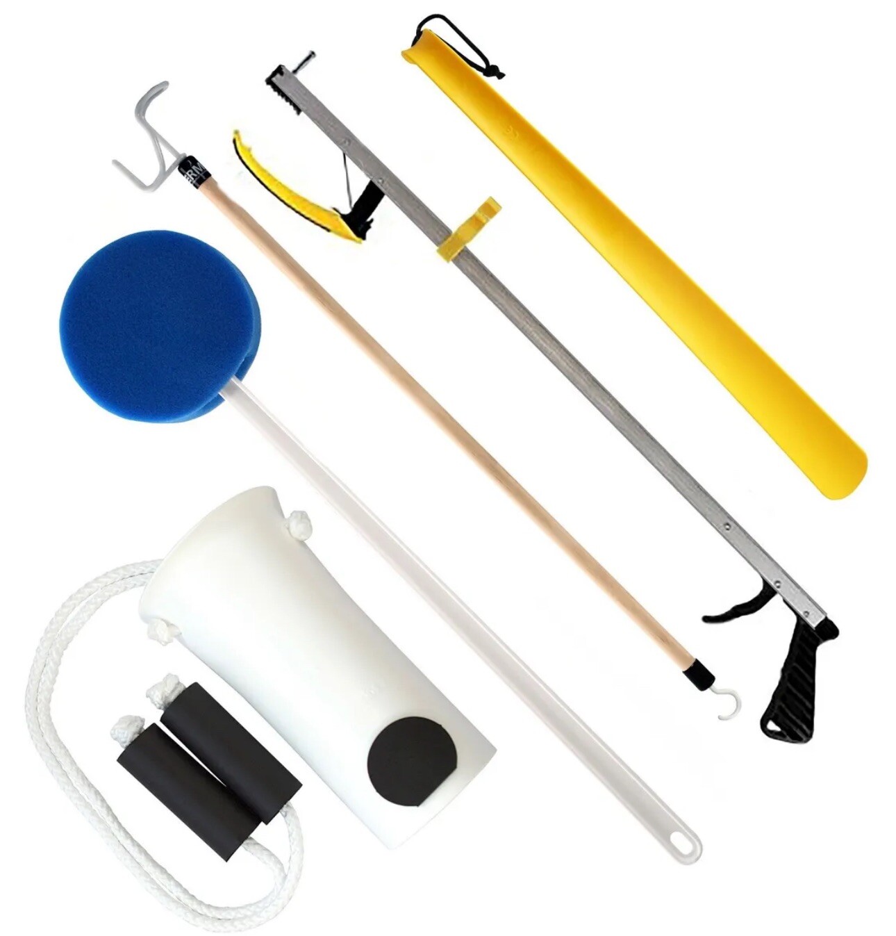 RMS 5-Piece Premium Hip Kit, Knee Replacement Kit (32 or 26 inches Reacher)